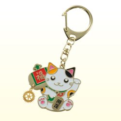 Photo1: Key Holder (Cat)