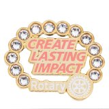 RI Presidential Message Magnetic Brooch