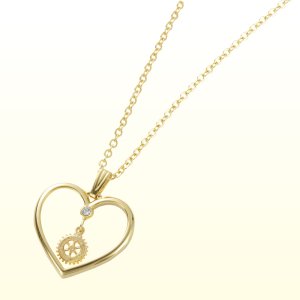 Photo: Heart Necklace/Gold color