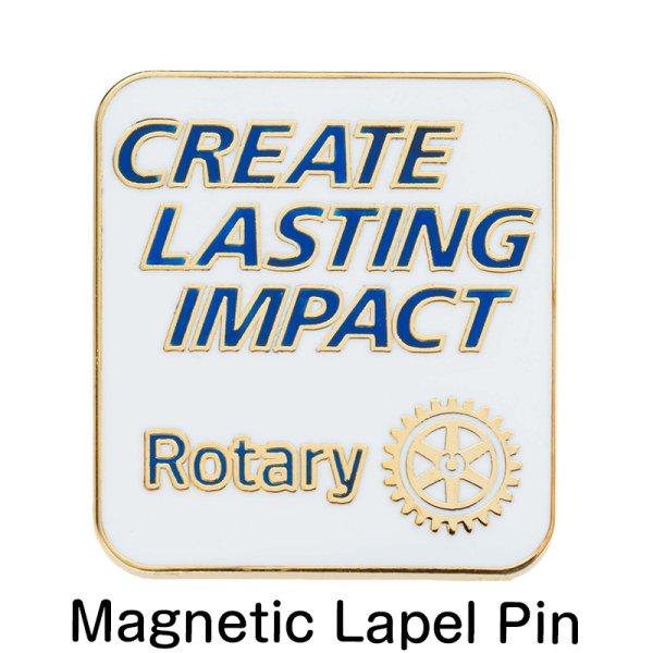 Photo1: RI Presidential Message Magnetic Lapel Pin (1)